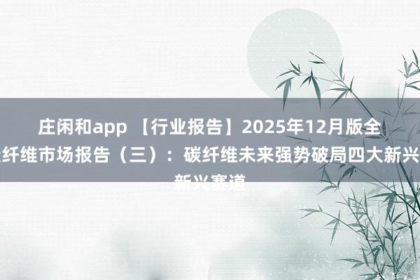 庄闲和app 【行业报告】2025年12月版全球碳纤维市场报告(三):碳纤维未来强势破局四大新兴赛道